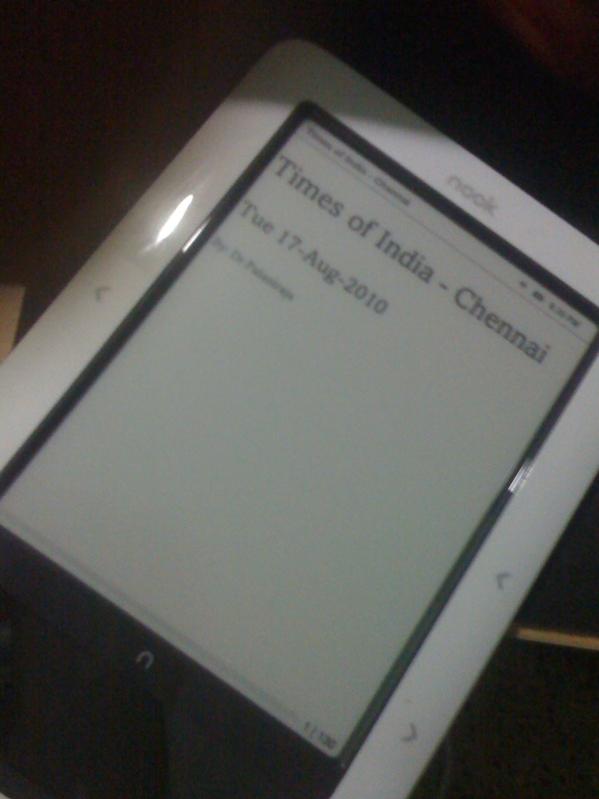 nook e-reader