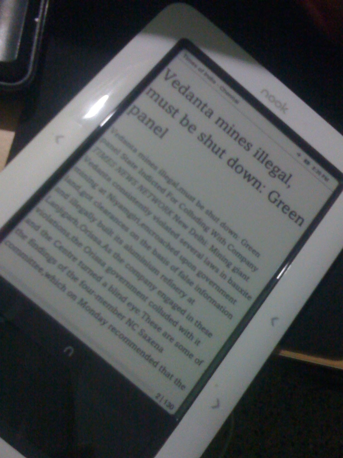 nook e-reader